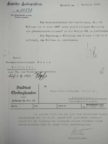 Lippe-Detmold: Nachlass des Gendarmerie-Kommissar a.D. aus Hohenhausen/Lippe. - фото 8