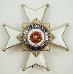 Lippe-Detmold: Fürstlich Lippischer Hausorden, 2. Modell (1890-1924), Offizierehrenkreuz.