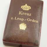 Lippe-Detmold: Leopold-Orden, Kreuz, im Etui. - Foto 2
