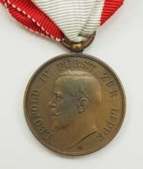 Lippe-Detmold: Leopold-Orden, Bronze Medaille.