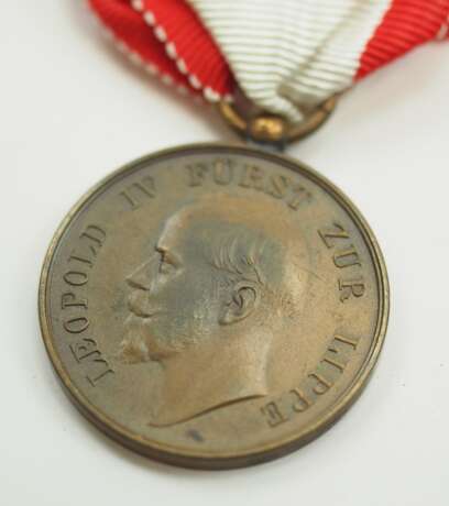 Lippe-Detmold: Leopold-Orden, Bronze Medaille. - фото 2