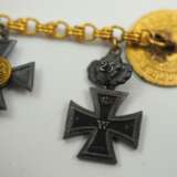 Preussen: Miniaturenkette eines Landwehr-Offiziers der Kriege 1864-1871. - Foto 2