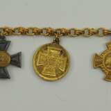 Preussen: Miniaturenkette eines Landwehr-Offiziers der Kriege 1864-1871. - Foto 3