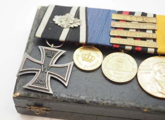 Preussen: Große Ordenschnalle und Miniaturen eines Veteranen des deutsch-französischen Krieges 1870/71. - Foto 2