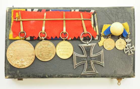 Preussen: Große Ordenschnalle und Miniaturen eines Veteranen des deutsch-französischen Krieges 1870/71. - Foto 4
