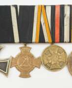 Récompenses. Preussen: Große Ordenschnalle eines Veteranen des deutsch-französischen Krieges.