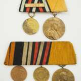 Preussen: Lot von 2 Ordenschnallen - deutsch-französischer Krieg 1870/71. - Foto 1