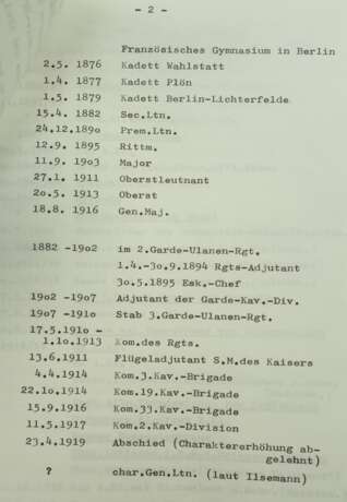 Preussen: Große Ordenschnalle des Generalmajor Karl Leopold Eugen Graf von der Goltz, Flügeladjutant S.M. des Kaisers und Königs Wilhelm II. - photo 7