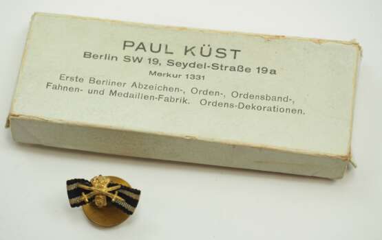 Preussen: Miniaturenkette eines Tapferkeitsoffiziers mit 5 Auszeichnungen. - photo 4