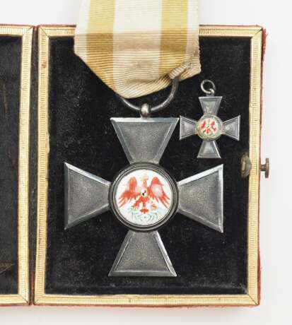 Preussen: Roter Adler Orden, 4. Modell (1885-1918), 4. Klasse, im Etui. - Foto 1