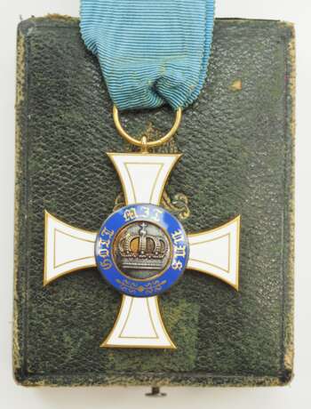 Preussen: Kronen-Orden, 3. Modell (1871-1918), 3. Klasse, im Etui. - Foto 1