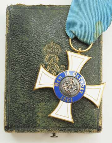 Preussen: Kronen-Orden, 3. Modell (1871-1918), 3. Klasse, im Etui. - Foto 3