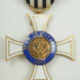Preussen: Kronen-Orden, 3. Modell (1871-1918), 3. Klasse, mit Genfer Kreuz, im Etui. - Foto 4