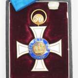 Preussen: Kronen-Orden, 3. Modell (1871-1918), 3. Klasse, mit Jubiläumszahl 50, im Etui - W. - Foto 1