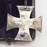 Preussen: Eisernes Kreuz, 1914, 1. Klasse, im Etui - graviert Unteroffizier Infanterie-Regiment 147. - Foto 1