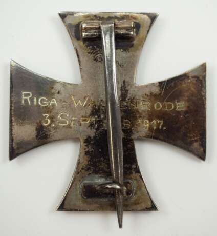 Preussen: Eisernes Kreuz, 1914, 1. Klasse - Gravur Riga 1917. - photo 3