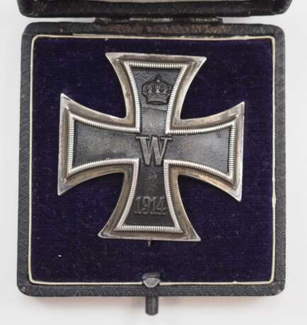 Preussen: Eisernes Kreuz, 1914, 1. Klasse, im Etui - Widmungsgravur 1918. - photo 4