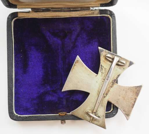 Preussen: Eisernes Kreuz, 1914, 1. Klasse, im Etui mit Überkarton - S-W. - фото 4