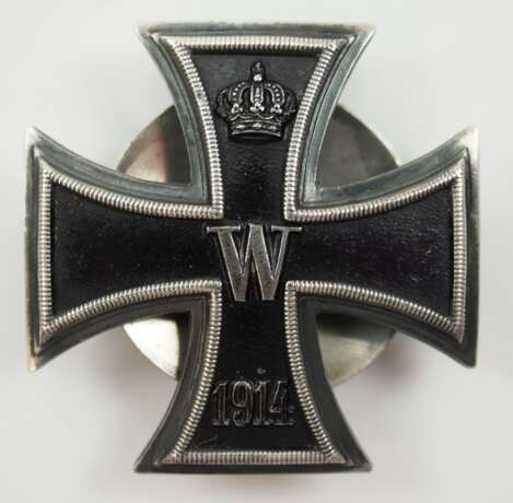 Preussen: Eisernes Kreuz, 1914, 1. Klasse - Schraubscheibe Deutschen Offiziersverein. - фото 1