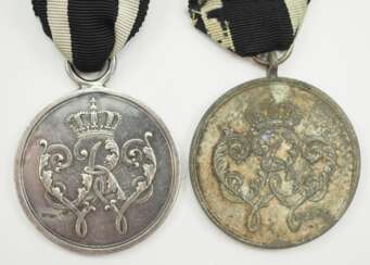 Preussen: Militär-Ehrenzeichen, 2. Klasse - Silber / Zink.