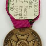 Sachsen Coburg Gotha: Sachsen Ernestinischer Hausorden, Carl Eduard, Goldene Medaille. - photo 3
