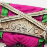 Sachsen Coburg Gotha: Sachsen Ernestinischer Hausorden, Carl Eduard, Silberne Medaille, mit Schwerter- und Datumsspange 1914/6. - photo 2