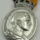 Sachsen Coburg Gotha: Ovale silberne Herzog Carl Eduard-Medaille. - photo 2
