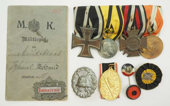 Württemberg: Nachlass eines Musketiers der 1. Masch.Gew.Komp./ Landwehr-Infanterie-Regiment 126. - photo 1