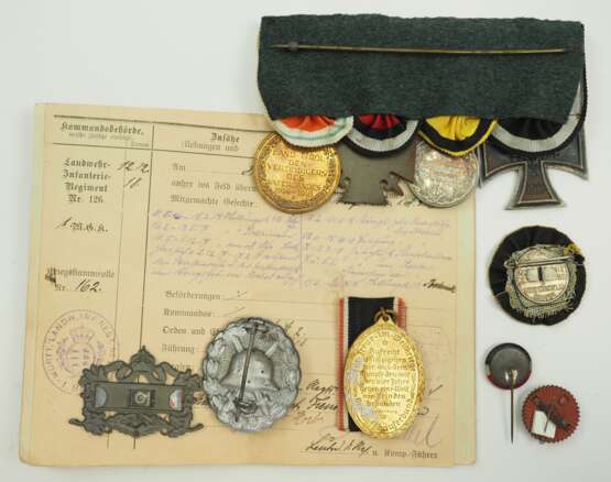 Württemberg: Nachlass eines Musketiers der 1. Masch.Gew.Komp./ Landwehr-Infanterie-Regiment 126. - photo 2