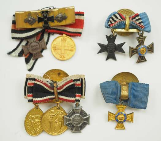 Deutsches Reich: Knopflochdekoration - 4 Exemplare. - photo 1