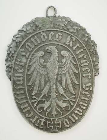 Kriegerverein: Reichskriegerbund Kyffhäuser, Fahnenmedaille zum 50jährigen Bestehen des Vereins. - photo 2