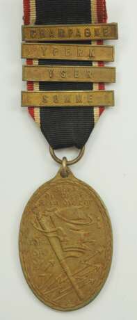 Kriegerverein: Reichskriegerbund Kyffhäuser, Ehrenmedaille des Weltkrieges, mit 4 Gefechtsspangen. - photo 1