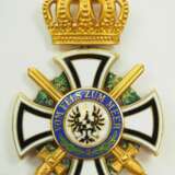 Familie von Werder: Major Hans Klaus von Werder, Adjutant des Prinzen Eitel-Friedrich von Preußen, Hausorden von Hohenzollern, Ritterkreuz mit Schwertern - GOLD. - photo 2