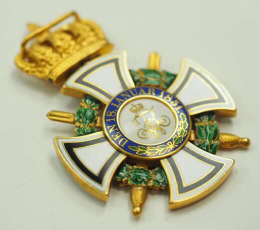 Familie von Werder: Major Hans Klaus von Werder, Adjutant des Prinzen Eitel-Friedrich von Preußen, Hausorden von Hohenzollern, Ritterkreuz mit Schwertern - GOLD. - photo 5