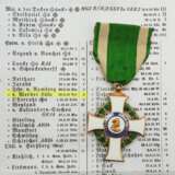 Familie von Werder: Sachsen: Albrechtsorden, 2. Modell (1876-1918), Ritterkreuz 1. Klasse, im Etui. - photo 3