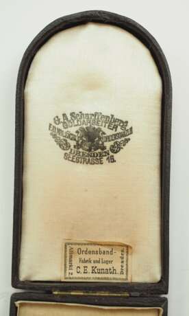 Familie von Werder: Sachsen: Albrechtsorden, 2. Modell (1876-1918), Ritterkreuz 1. Klasse, im Etui. - photo 8