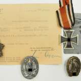 Nachlass des Oberleutnant d.R. und Träger des Deutschen Kreuzes in Gold R.P., Adjutant der Panzerjäger Abteilung 227. - фото 1
