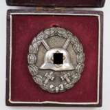Verwundetenabzeichen, Legion Condor, Silber, im Etui. - фото 1