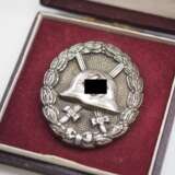 Verwundetenabzeichen, Legion Condor, Silber, im Etui. - фото 2