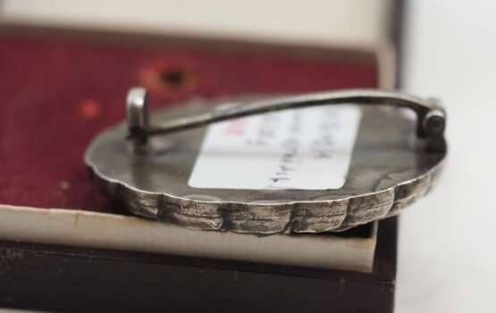 Verwundetenabzeichen, Legion Condor, Silber, im Etui. - фото 4