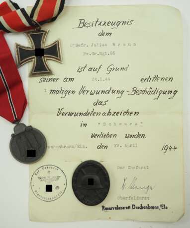 Nachlass eines Obergefreiten im Panzer-Grenadier-Regiment 66. - photo 1