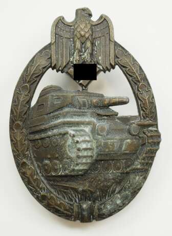 Panzerkampfabzeichen, Bronze - F. Zimmermann, Stuttgart. - Foto 1