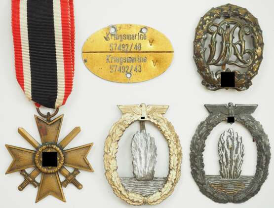Kriegsmarine Nachlass eines Minensuchers. - photo 1
