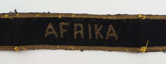 Kriegsmarine: Ärmelband AFRIKA, für Offiziere. - photo 1