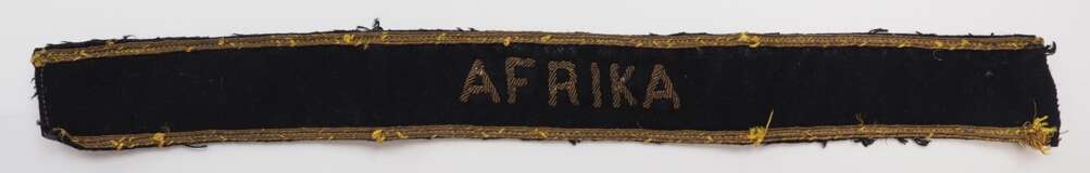 Kriegsmarine: Ärmelband AFRIKA, für Offiziere. - photo 4