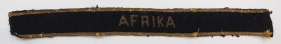 Kriegsmarine: Ärmelband AFRIKA, für Offiziere. - photo 4