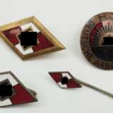 HJ: Goldenes Ehrenzeichen, Mitgliedsabzeichen, mit Miniatur und Traditionsabzeichen. - фото 1