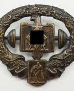 Auszeichnungen. Deutsches Schwerathleten Sportabzeichen, 2. Modell, in Bronze.