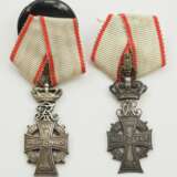 Dänemark: Dannebrog Orden, Frederik VIII. (1906-1912) und Christian X. (1912-1947), Dannebrog-Männer Kreuz Miniatur. - photo 1
