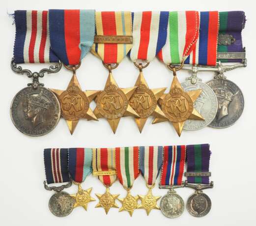Großbritannien: Ordenschnalle eines Hauptmann der Royal Engineers- Militär Medaille. - фото 1